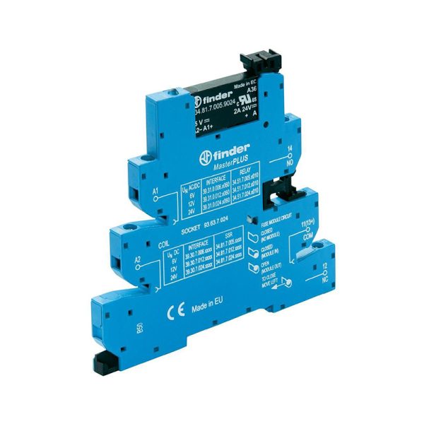 رله PLC تک کنتاکت 24VDC 6A فیندر 5 پایه