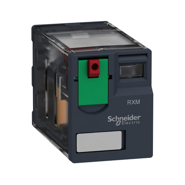رله شیشه ای 8 پایه230 ولت AC بدون LED اشنایدر
