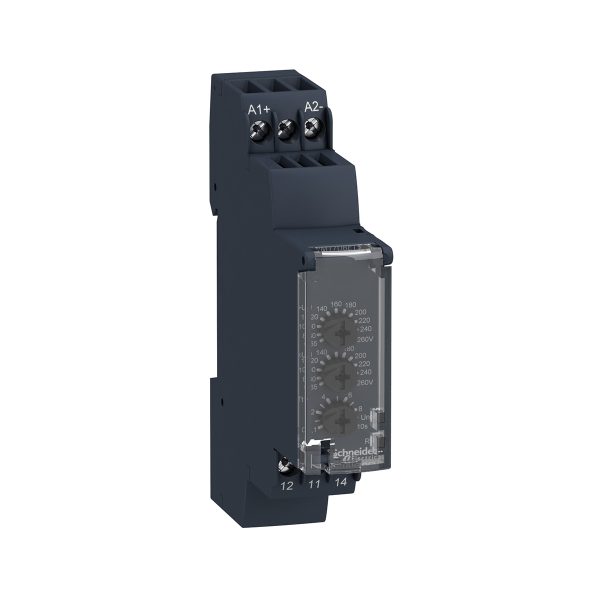 رله کنترل ولتاژ تک فاز اشنایدر رنج 20 تا 80 ولت AC و DC