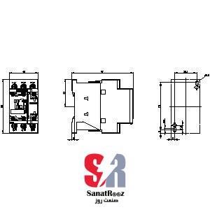 کنتاکتور 12 آمپر 110VAC زیمنس ۳RT2024-1AF00