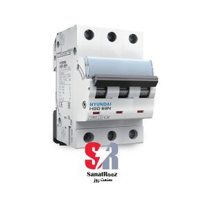 مینیاتوری سه فاز 25 آمپر هیوندای HYUNDAI HGD 63N 3P-25A
