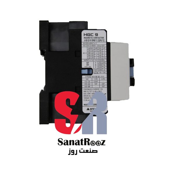کنتاکتور هیوندا HGC 22B بوبین 220 ولت AC