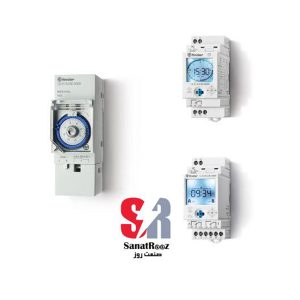 سری 12 تایم سوئیچ فیندر 1 کنتاکت بار اهمی 24 ولت AC/DC