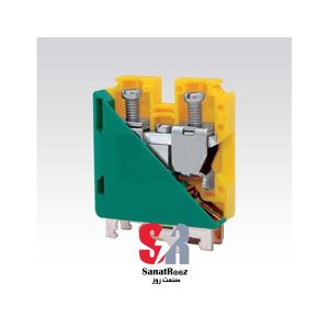 ترمینال پیچی سری ارت با پیچ اتصال به ریل سایز 35