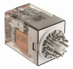 رله شیشه ای سری 60 فنیدر 220 ولت 14 پایه DC