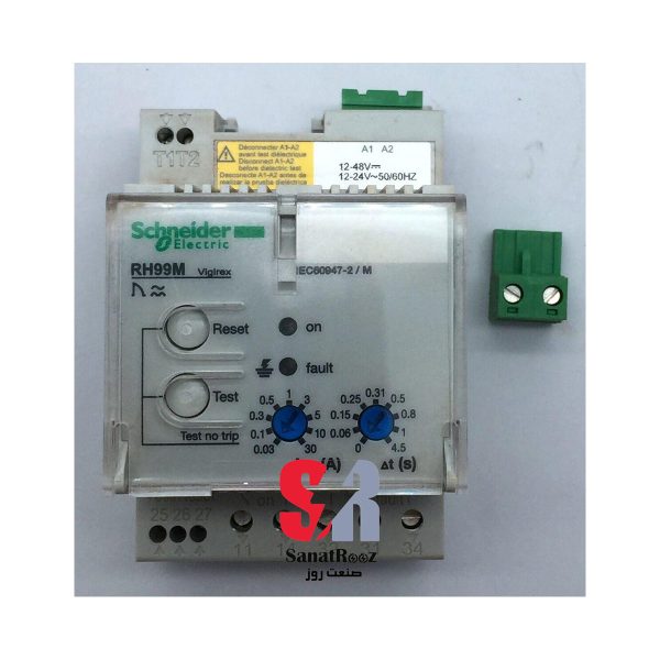 رله ارت فالت RH99M اشنایدر تغذیه 220 تا 240 ولت AC 56173