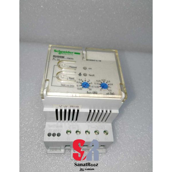 رله ارت فالت RH99M اشنایدر تغذیه 220 تا 240 ولت AC 56173