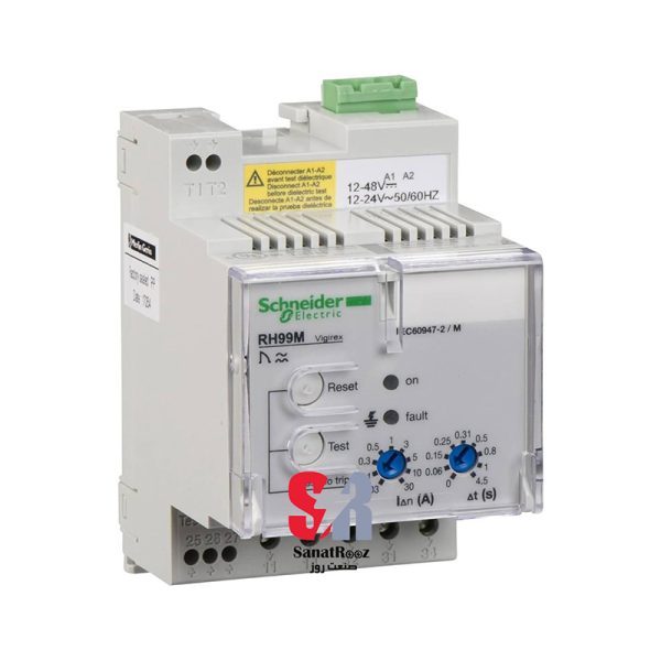 رله ارت فالت RH99M اشنایدر تغذیه 110 تا 130 ولت AC 56172