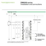 METSEDM6000 پاورمتر METSEDM6000 اشنایدر الکتریک DM6000 digital meter with basic readings - no communication