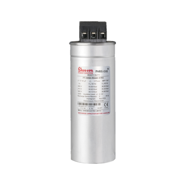 خازن سیلندری زرینی خشک 2.5 کیووار PFCA-RMC41/415 پارس فانال