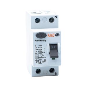 کلید محافظ جان 2 پل 40 آمپر 6 کیلو تیپ AC