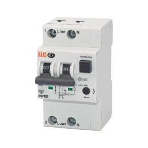 کلید محافظ جان ترکیبی 2 پل 6 آمپر 6 کیلو AC