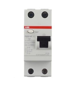 کلید محافظ جان تکفاز ۴۰ آمپر ABB FH202 – نمای جلویی