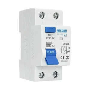 خرید و قیمت کلید محافظ جان دوپل 40 آمپر پارس فانال RCCB