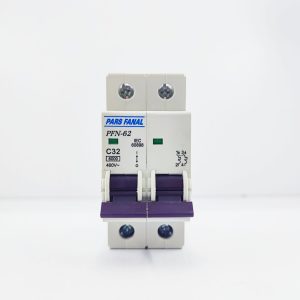 خرید و قیمت کلید مینیاتوری دوپل 6 آمپر 10KA پارس فانال