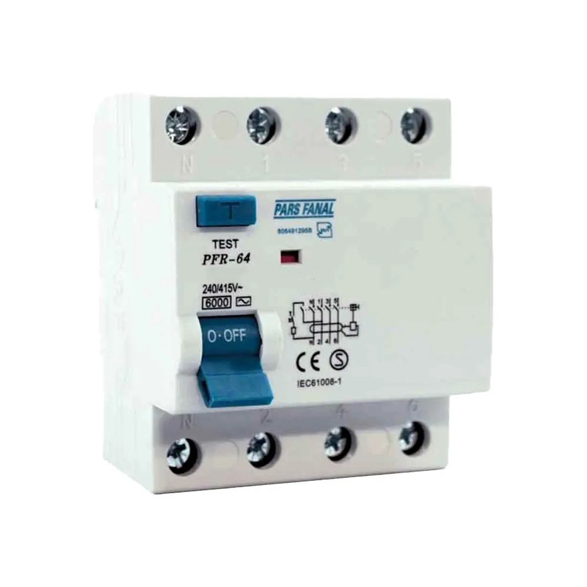 کلید محافظ جان ترکیبی مگنتیک چهار پل 25 آمپر پارس فانال خرید و قیمت کلید محافظ جان ترکیبی مگنتیک چهار پل 25 آمپر پارس فانال