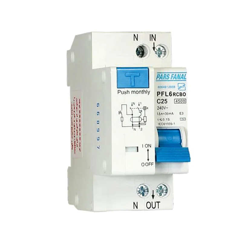 کلید محافظ جان ترکیبی مگنتیگ دو پل 25 آمپر پارس فانال کلید محافظ جان ترکیبی مگنتیگ دو پل 25 آمپر پارس فانال