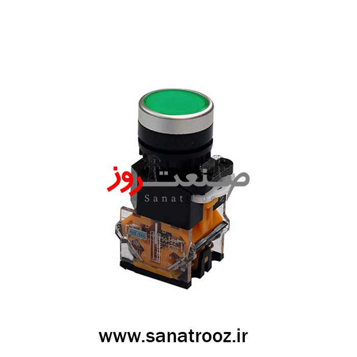 شستی استارت قفل شو با دو کنتاکت پارس فانال شستی استارت قفل شو دو کنتاکت پارس فانال مناسب راهاندازی مدار.