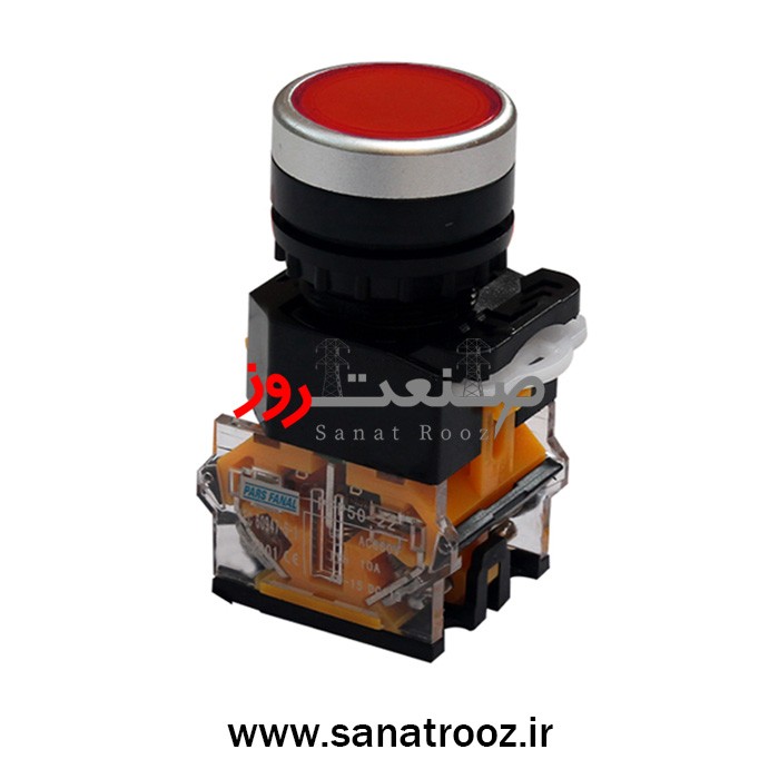 شستی استپ با دو کنتاکت پارس فانال شستی استپ دو کنتاکت پارس فانال مناسب قطع مدار.